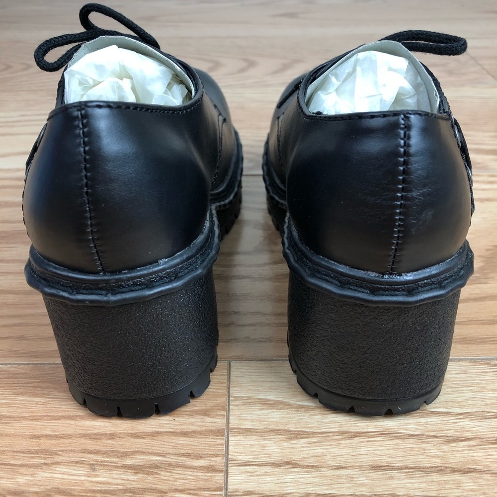 SODA Ivonne-II Black Shoe Boot w Laces - Picture 6 of 12
